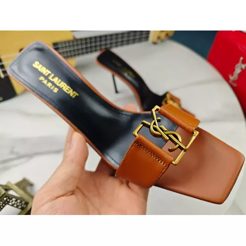 Cheap Yves Saint Laurent YSL Slippers For Women #1341450 Replica Wholesale [$100.00 USD] [ITEM#1341450] on Replica Yves Saint Laurent YSL Slippers
