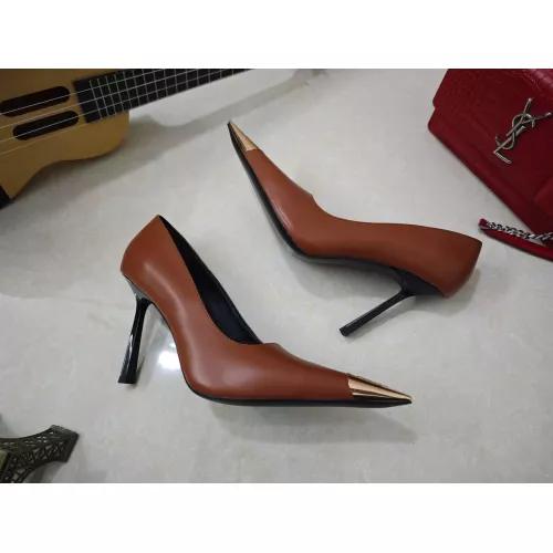 Cheap Yves Saint Laurent YSL High-Heeled Shoes For Women #1341473 Replica Wholesale [$102.00 USD] [ITEM#1341473] on Replica Yves Saint Laurent YSL High-Heeled Shoes