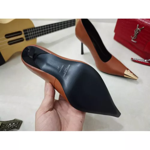 Cheap Yves Saint Laurent YSL High-Heeled Shoes For Women #1341473 Replica Wholesale [$102.00 USD] [ITEM#1341473] on Replica Yves Saint Laurent YSL High-Heeled Shoes