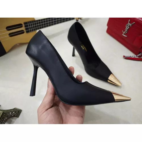 Cheap Yves Saint Laurent YSL High-Heeled Shoes For Women #1341474 Replica Wholesale [$102.00 USD] [ITEM#1341474] on Replica Yves Saint Laurent YSL High-Heeled Shoes