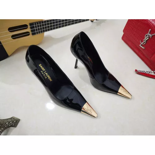 Cheap Yves Saint Laurent YSL High-Heeled Shoes For Women #1341475 Replica Wholesale [$102.00 USD] [ITEM#1341475] on Replica Yves Saint Laurent YSL High-Heeled Shoes