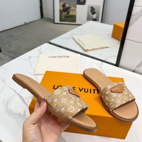 Cheap Louis Vuitton Slippers For Women #1341497 Replica Wholesale [$80.00 USD] [ITEM#1341497] on Replica Louis Vuitton Slippers