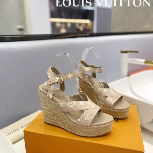 Cheap Louis Vuitton Sandal For Women #1341537 Replica Wholesale [$125.00 USD] [ITEM#1341537] on Replica Louis Vuitton Sandal