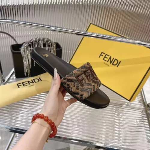Cheap Fendi Slippers For Women #1341582 Replica Wholesale [$80.00 USD] [ITEM#1341582] on Replica Fendi Slippers