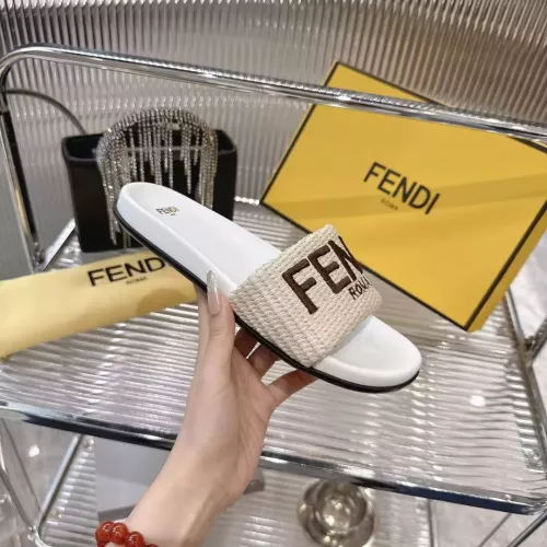 Cheap Fendi Slippers For Women #1341583 Replica Wholesale [$80.00 USD] [ITEM#1341583] on Replica Fendi Slippers