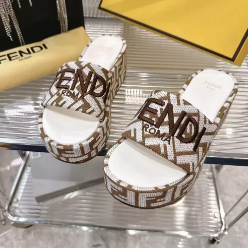 Cheap Fendi Slippers For Women #1341585 Replica Wholesale [$85.00 USD] [ITEM#1341585] on Replica Fendi Slippers