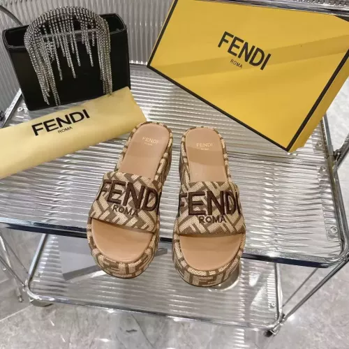Cheap Fendi Slippers For Women #1341586 Replica Wholesale [$85.00 USD] [ITEM#1341586] on Replica Fendi Slippers