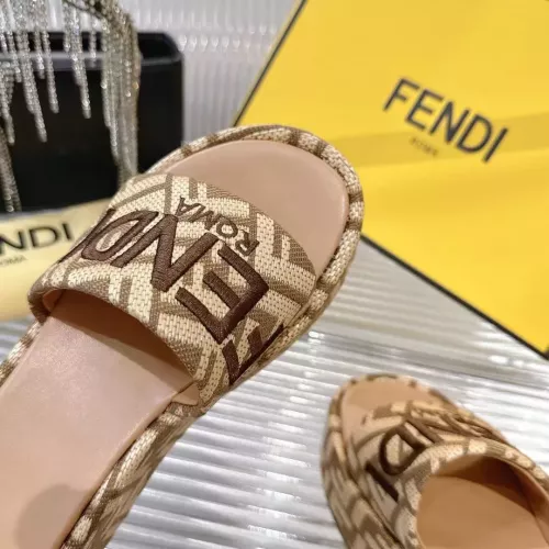 Cheap Fendi Slippers For Women #1341586 Replica Wholesale [$85.00 USD] [ITEM#1341586] on Replica Fendi Slippers