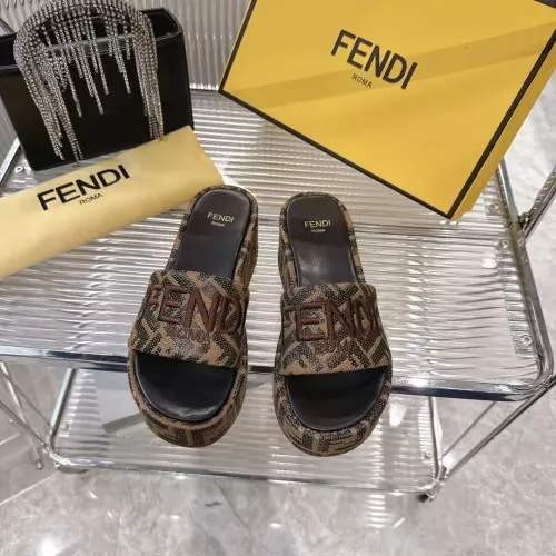 Cheap Fendi Slippers For Women #1341587 Replica Wholesale [$85.00 USD] [ITEM#1341587] on Replica Fendi Slippers