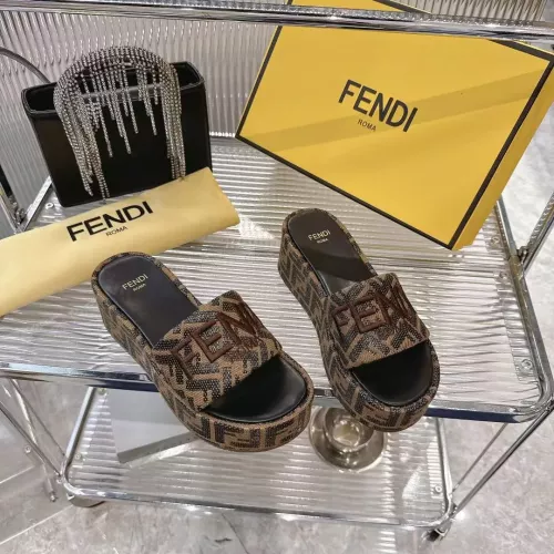 Cheap Fendi Slippers For Women #1341587 Replica Wholesale [$85.00 USD] [ITEM#1341587] on Replica Fendi Slippers