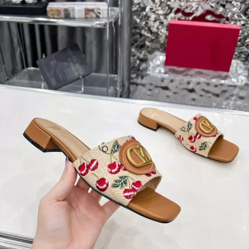 Cheap Valentino Slippers For Women #1341597 Replica Wholesale [$88.00 USD] [ITEM#1341597] on Replica Valentino Slippers