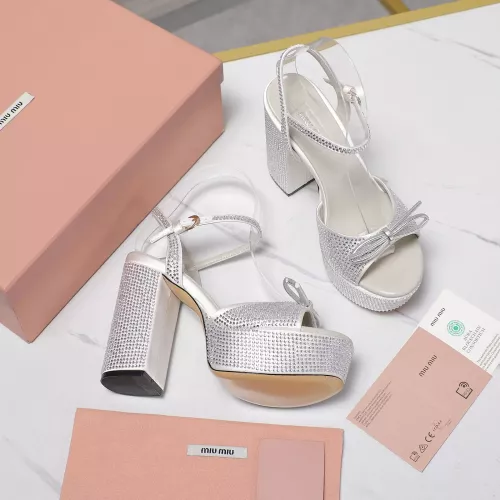 Cheap MIU MIU Sandal For Women #1341673 Replica Wholesale [$122.00 USD] [ITEM#1341673] on Replica MIU MIU Sandal