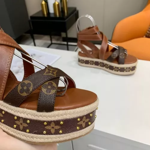 Cheap Louis Vuitton Sandal For Women #1341697 Replica Wholesale [$130.00 USD] [ITEM#1341697] on Replica Louis Vuitton Sandal