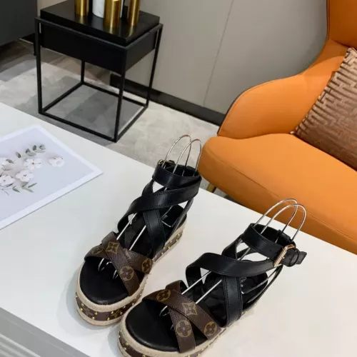 Cheap Louis Vuitton Sandal For Women #1341698 Replica Wholesale [$130.00 USD] [ITEM#1341698] on Replica Louis Vuitton Sandal