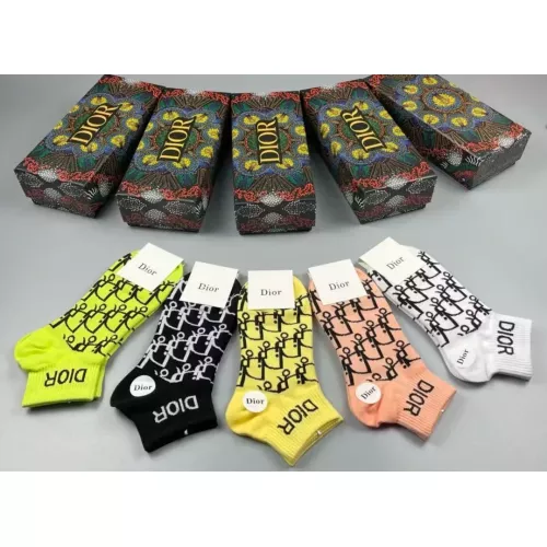 Cheap Christian Dior Socks For Women #1341807 Replica Wholesale [$25.00 USD] [ITEM#1341807] on Replica Christian Dior Socks