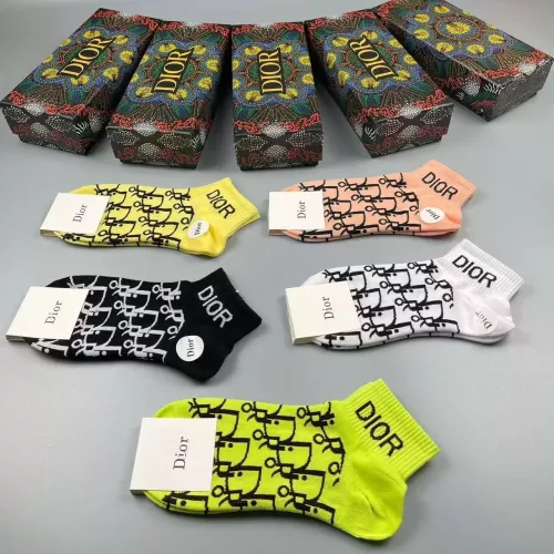 Cheap Christian Dior Socks For Women #1341807 Replica Wholesale [$25.00 USD] [ITEM#1341807] on Replica Christian Dior Socks
