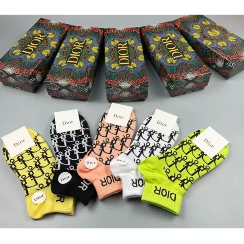 Cheap Christian Dior Socks For Women #1341807 Replica Wholesale [$25.00 USD] [ITEM#1341807] on Replica Christian Dior Socks