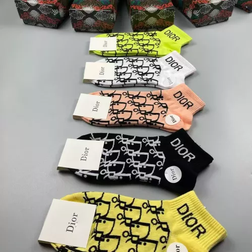 Cheap Christian Dior Socks For Women #1341807 Replica Wholesale [$25.00 USD] [ITEM#1341807] on Replica Christian Dior Socks