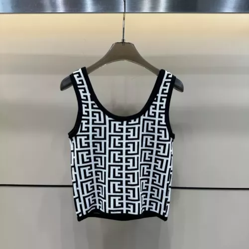 Cheap Balmain T-Shirts Sleeveless For Women #1341990 Replica Wholesale [$60.00 USD] [ITEM#1341990] on Replica Balmain T-Shirts