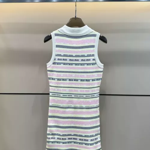 Cheap MIU MIU Dresses Sleeveless For Women #1342001 Replica Wholesale [$68.00 USD] [ITEM#1342001] on Replica MIU MIU Dresses