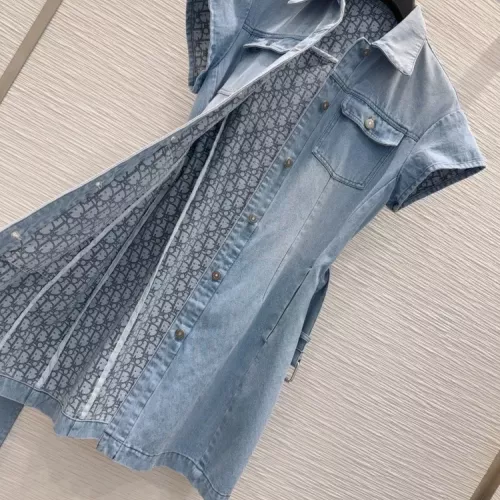 Cheap Christian Dior Dresses Short Sleeved For Women #1342014 Replica Wholesale [$88.00 USD] [ITEM#1342014] on Replica Christian Dior Dresses