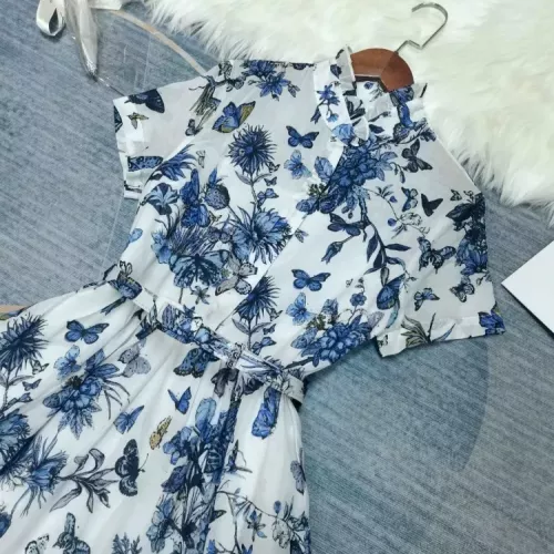 Cheap Christian Dior Dresses Short Sleeved For Women #1342024 Replica Wholesale [$115.00 USD] [ITEM#1342024] on Replica Christian Dior Dresses