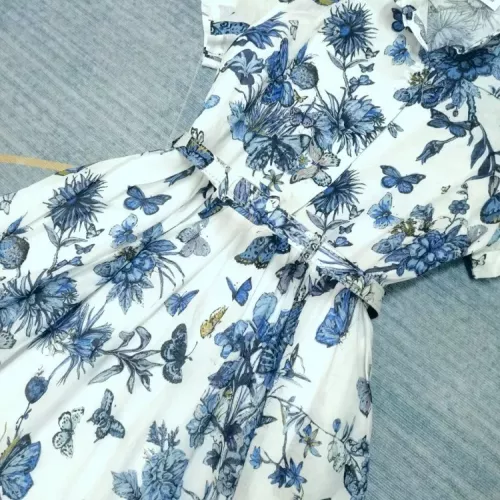 Cheap Christian Dior Dresses Short Sleeved For Women #1342024 Replica Wholesale [$115.00 USD] [ITEM#1342024] on Replica Christian Dior Dresses