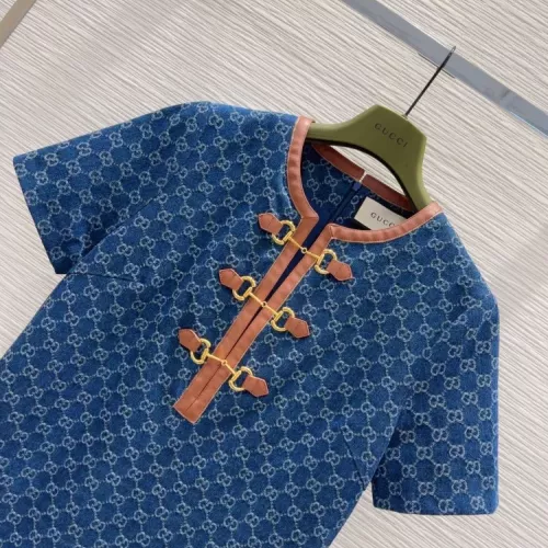 Cheap Gucci Dresses Short Sleeved For Women #1342025 Replica Wholesale [$98.00 USD] [ITEM#1342025] on Replica Gucci Dresses