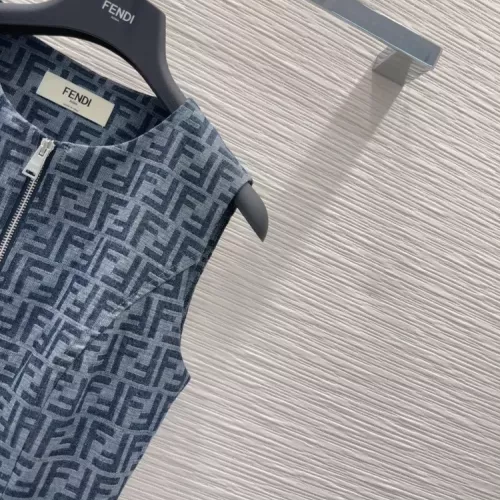 Cheap Fendi Dresses Sleeveless For Women #1342031 Replica Wholesale [$98.00 USD] [ITEM#1342031] on Replica Fendi Dresses