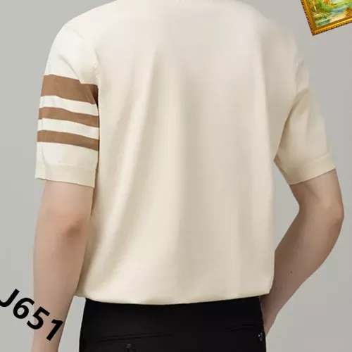 Cheap Thom Browne TB T-Shirts Short Sleeved For Men #1342032 Replica Wholesale [$42.00 USD] [ITEM#1342032] on Replica Thom Browne TB T-Shirts
