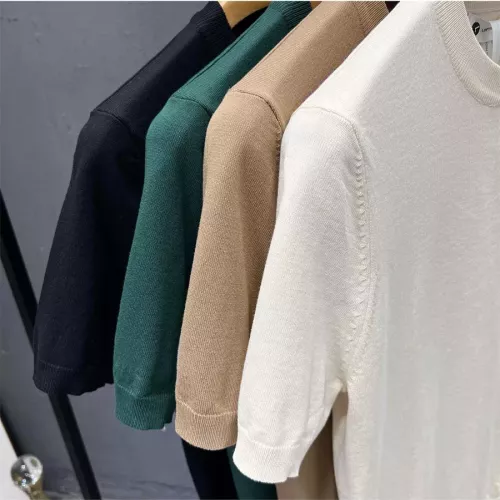 Cheap Thom Browne TB T-Shirts Short Sleeved For Men #1342034 Replica Wholesale [$42.00 USD] [ITEM#1342034] on Replica Thom Browne TB T-Shirts