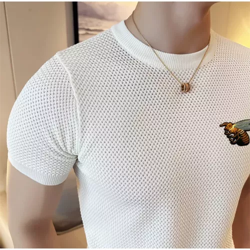 Cheap Gucci T-Shirts Short Sleeved For Men #1342036 Replica Wholesale [$42.00 USD] [ITEM#1342036] on Replica Gucci T-Shirts