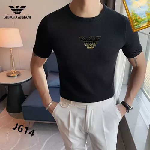 Armani T-Shirts Short Sleeved For Men #1342049