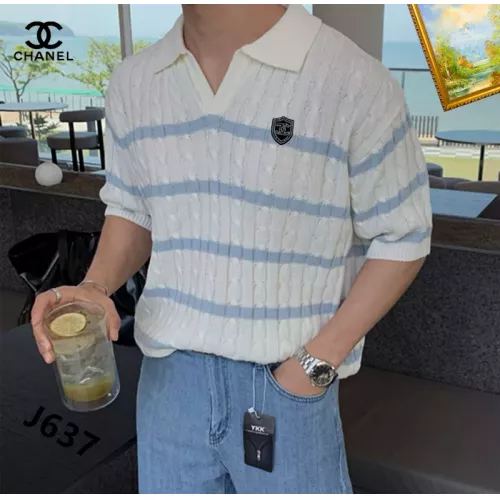 Chanel T-Shirts Short Sleeved For Men #1342082