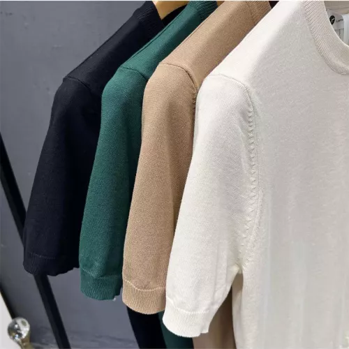 Cheap Moncler T-Shirts Short Sleeved For Men #1342102 Replica Wholesale [$42.00 USD] [ITEM#1342102] on Replica Moncler T-Shirts