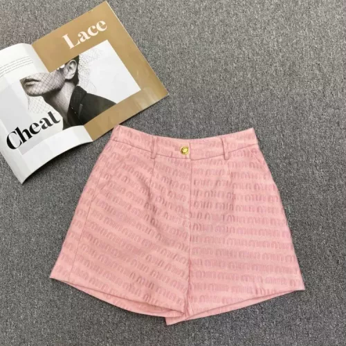 Cheap MIU MIU Tracksuits Short Sleeved For Women #1342130 Replica Wholesale [$115.00 USD] [ITEM#1342130] on Replica MIU MIU Tracksuits