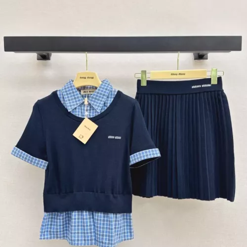 MIU MIU Tracksuits Short Sleeved For Women #1342249