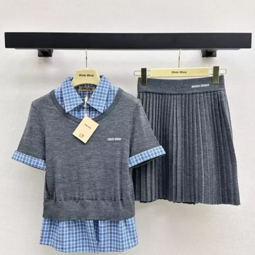 MIU MIU Tracksuits Short Sleeved For Women #1342250