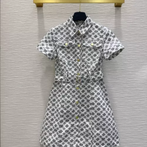Louis Vuitton LV Dresses Short Sleeved For Women #1342270