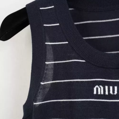 Cheap MIU MIU Dresses Sleeveless For Women #1342273 Replica Wholesale [$98.00 USD] [ITEM#1342273] on Replica MIU MIU Dresses