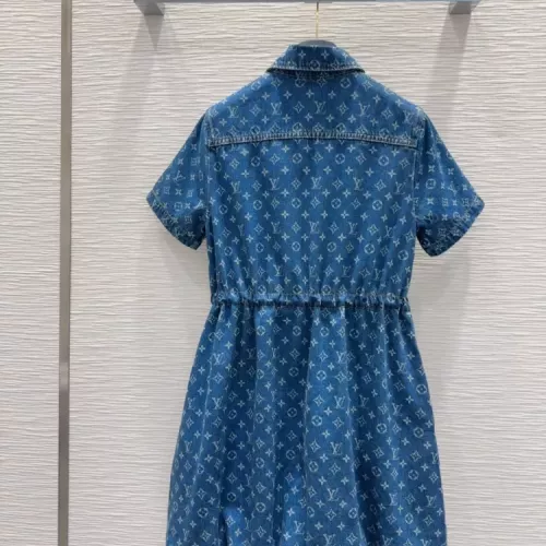 Cheap Louis Vuitton LV Dresses Short Sleeved For Women #1342284 Replica Wholesale [$132.00 USD] [ITEM#1342284] on Replica Louis Vuitton LV Dresses