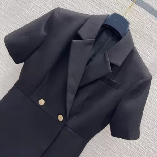 Cheap Louis Vuitton LV Dresses Short Sleeved For Women #1342357 Replica Wholesale [$132.00 USD] [ITEM#1342357] on Replica Louis Vuitton LV Dresses