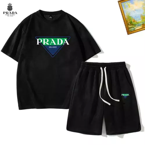Prada Tracksuits Short Sleeved For Men #1342398