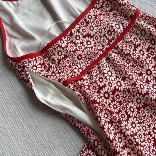 Cheap MIU MIU Dresses Sleeveless For Women #1342406 Replica Wholesale [$105.00 USD] [ITEM#1342406] on Replica MIU MIU Dresses