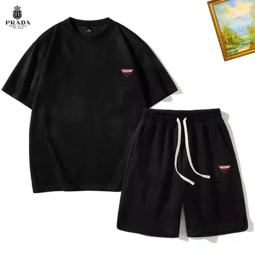 Prada Tracksuits Short Sleeved For Men #1342461