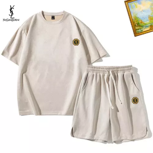 Yves Saint Laurent YSL Tracksuits Short Sleeved For Men #1342465