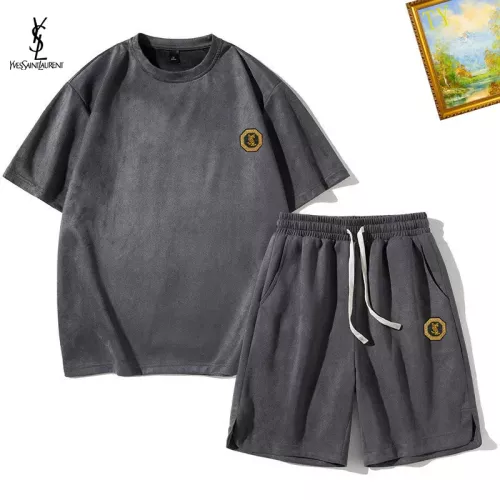 Yves Saint Laurent YSL Tracksuits Short Sleeved For Men #1342466