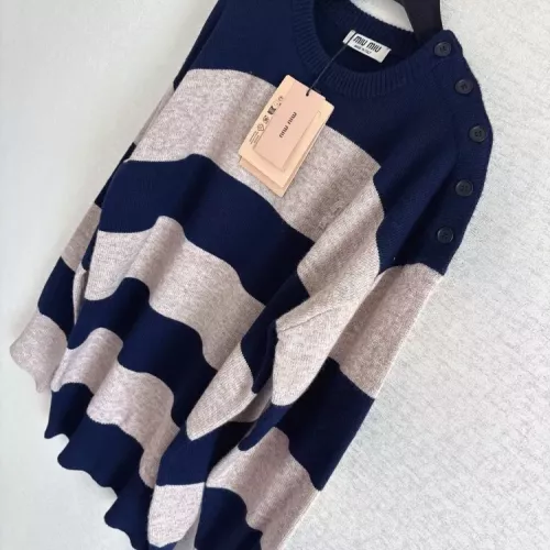 Cheap MIU MIU Sweaters Long Sleeved For Women #1342476 Replica Wholesale [$122.00 USD] [ITEM#1342476] on Replica MIU MIU Sweater