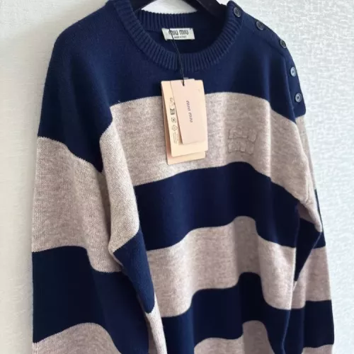 Cheap MIU MIU Sweaters Long Sleeved For Women #1342476 Replica Wholesale [$122.00 USD] [ITEM#1342476] on Replica MIU MIU Sweater