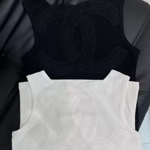 Cheap Chanel T-Shirts Sleeveless For Women #1342482 Replica Wholesale [$60.00 USD] [ITEM#1342482] on Replica Chanel T-Shirts